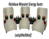 Rainbow Monster Seats