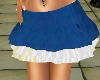 blue&white flirty skirt