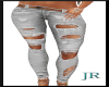 [JR] Ripped Low Jeans RL