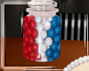Gumball Red White Blue 