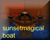 sunsetmagicalboat