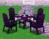 Purple Outdoor Dinning