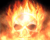 Flaming Skull Picture