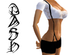 (3D)sass b shorts & top