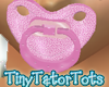 Kids Cheetah Purple Paci