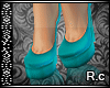 R.c| Turquoise Sum Heels