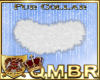 QMBR Fur Collar White