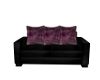 couch purple pillows