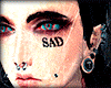 Sad / Face Tattoo