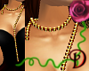 [D] Gold Beads Necklace