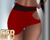 hot red skirt