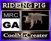 RIDEING PIG