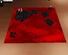red/black cuddle blanket