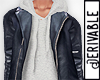 ! (RLL) Leather & Hoody