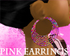 PINK SPARKLE EARRINGS