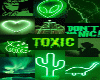 Toxic Green Background
