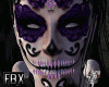 Purple Skull Mesh Head