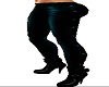 dk teal leather pants