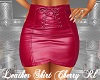 Leather Skirt Cherry Rl