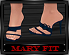 Mary Shoes Navy Blue