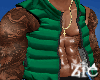 Puffer Vest Layer Green