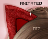 !!D Kitty Ears Maroon