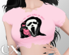 GhostFace Crop Pink