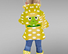 KID Yellow Frog Raincoat