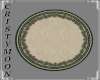 *CM*CHRISTMAS RUG-ROUND