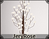White Lamp + Plant Deco
