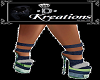 Jaded Denim Platforms