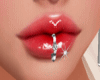 Lip piercing