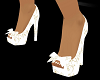 G's White/Gold High Heel
