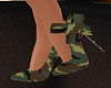 Camoflauge Side Bow Heel