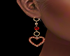 FG~ Red Heart Earrings