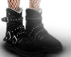 GOTH LEATHER BOOTS <3