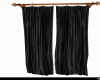 ani black silk curtain