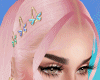 Mel Pink Hair + Clips