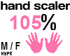 e 105% | Hand Scaler