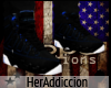 Black/Blue Jordan 9's