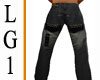 LG1 Black Muscle Jeans