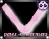 Pink Paw Arm Warmers