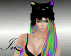Rainbow Kitty Tesla Hair