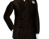 brown suit