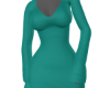VF bodycon dress teal