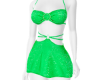 Green Mini Dress RLS