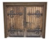 OLD MEDIEVAL DOUBLE DOOR