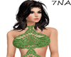 Crochet Green Dress