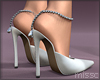 $ Crystal Anklet WHITE