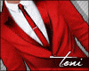 Suit Red / White